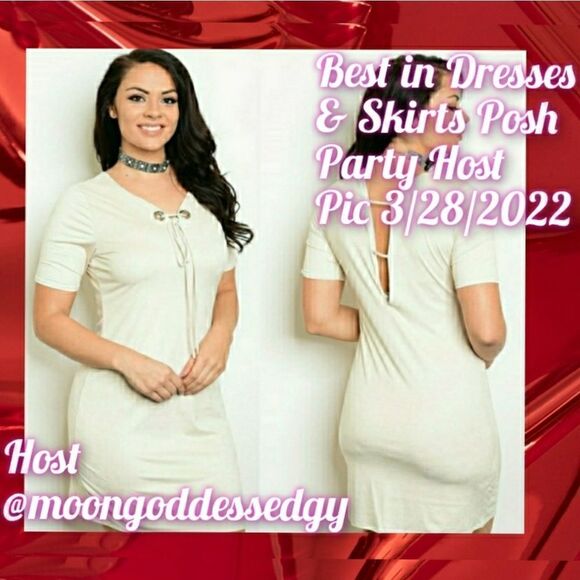 SUEDE MINI Dress in Plus sz 1x2x3x Off white - Picture 2 of 15